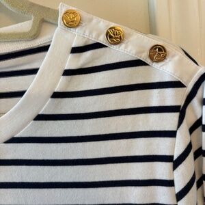 NWT Draper James Nautical Stripes Midi Dress